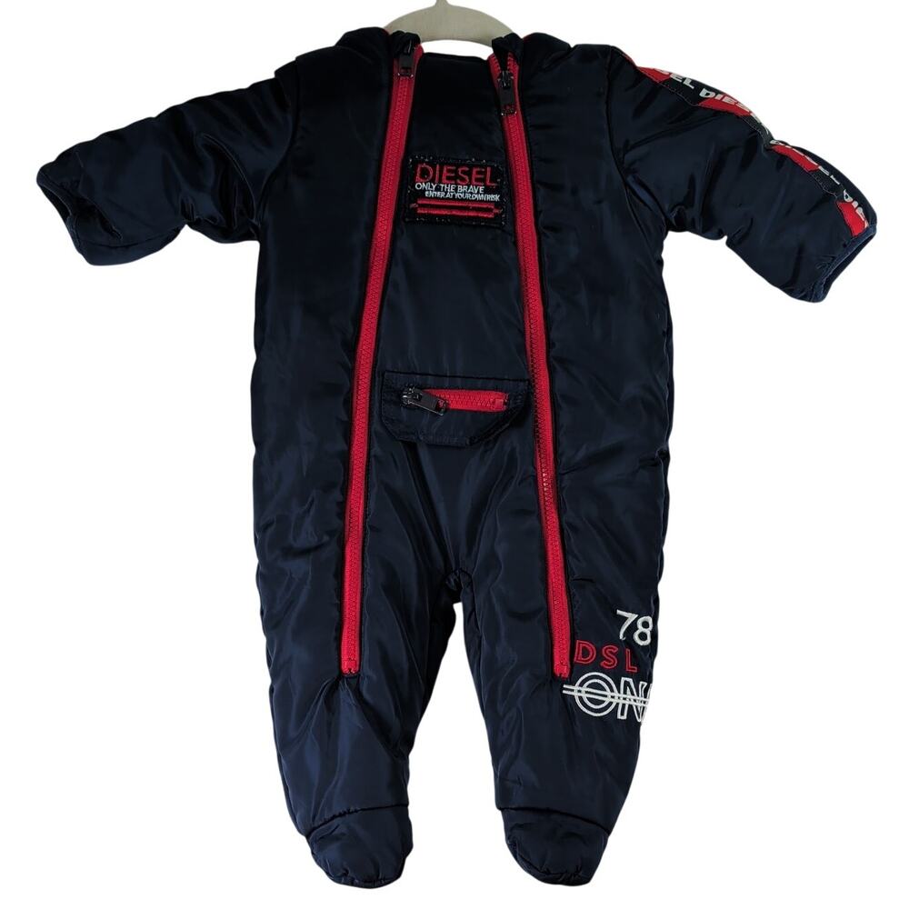 Diesel Snowsuit Puffer, Size 3/6 Months